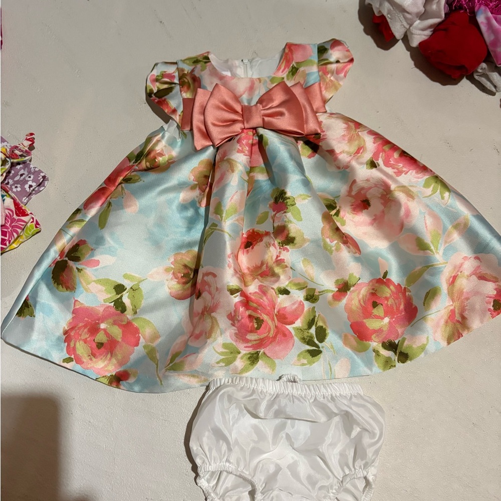 Floral Baby Dress with Bow